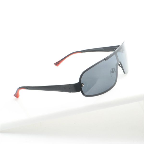 

oversized square rimless sunglasses women brand designer flat big sun glasses female men one piece polarized sunglasses nx, White;black