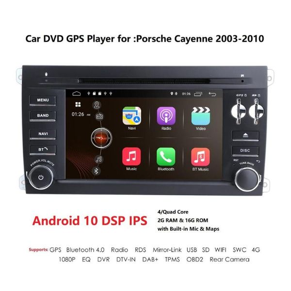 

2 din android 10 7 inch ips touch screen car multimedia player for gts 2003-2010 gps navigation support wifi rds car dvd