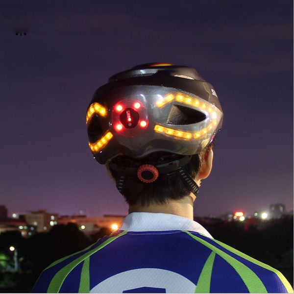 

1 pc riding helmet turning light tail light night riding usb charging reused environmental lamp night warning