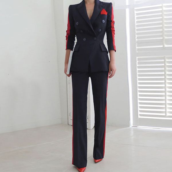 

arrival new women temperament fashion suit slim pant comfortable thick warm trend outdoor office pant suits, White