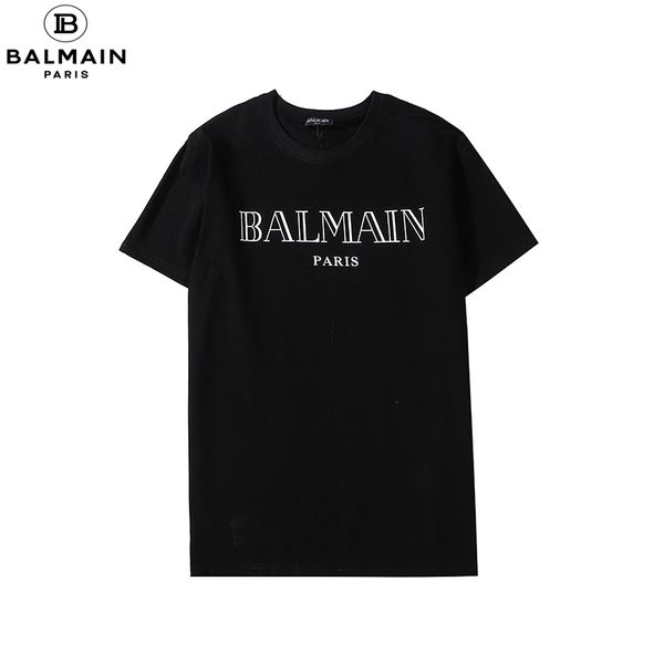 

new summer street wear designers t-shirts men luxury brand tshirt mens casual tee shirt fashion print crew neck cotton tshirt m#balmain-3xl, Black;brown