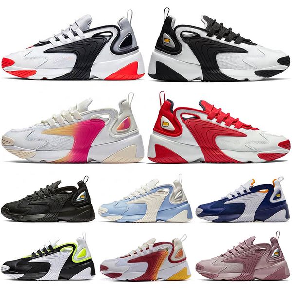 

M2k Tekno Zoom 2K Mens Designer Shoes Black Sail/White Orange Navy terra kiger zoom pegasus freak Sports Shoes Men Women Trainer 7-12