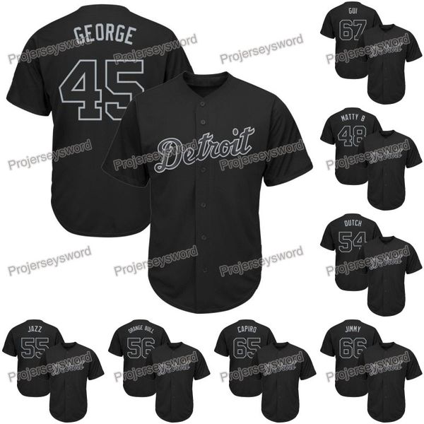 

Detroit Buck Farmer GEORGE 2019 Players Weekend Tigers Jersey Matt Boyd Drew Verhagen John Hicks Nick Ramirez Jose Cisnero Joe Jimenez