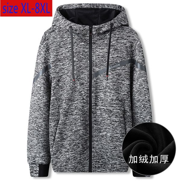 

new arrival super large spring autumn cardigan hoodie loose jacket casual thick fashion plus size xl 2xl 3xl 4xl 5xl 6xl 7xl 8xl, Black