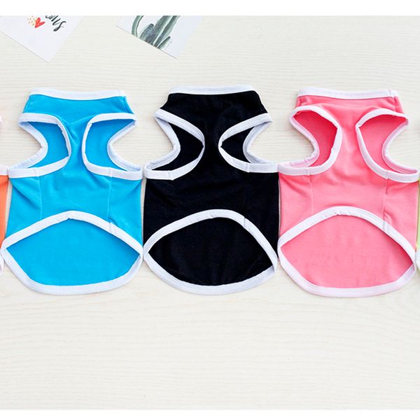 

супер мягкий хлопок собаки жилет футболки лето pet puppy одежда outfit одежда вверх