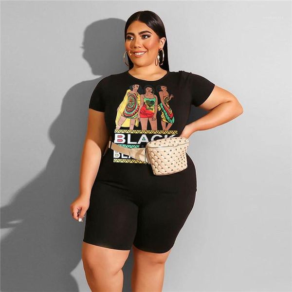 

designer plus size 2pcs suits females sports casual fashion sets womens cartoon letter print tracksuits summer, Gray