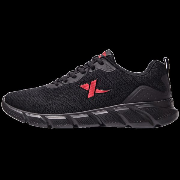 

xtep summer 2020 men's shoes official flagship store breathable mesh men's casual shoes mesh shoes running, Black