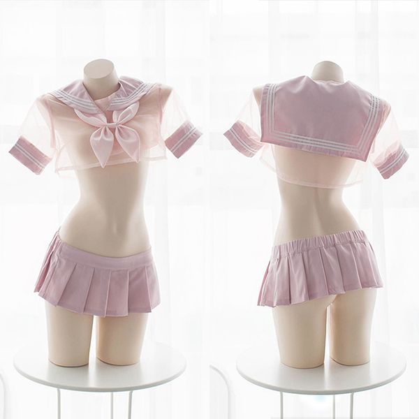 

school girl uniform costume lolita outfit erotic cosplay costume sailor outfit lingerie set babydoll fancy dress, Black