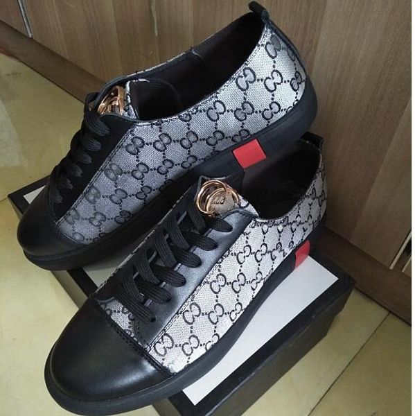 

sell brand casual shoes summer new sneaker trend shoes korean version low-fashion leather men's shoes, casual shoes, hiking shoes g1.51, Black