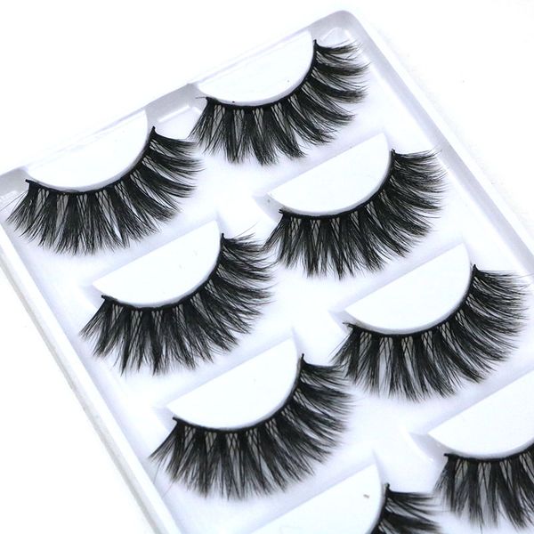 

false eyelashes 5pcs 3d imitation hairs naturally extend small bunches of fluffy