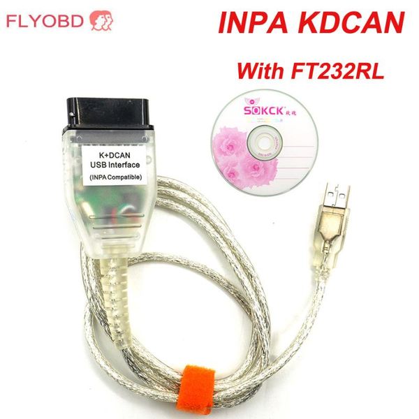 

лучшее качество inpa k + can для диагностики кабеля green pcb inpa интерфейс coder чтения сканер k dcan usb с ft232rl chip