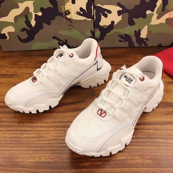 

2020 new style luxury men's party casual shoes outdoor climbing sports basketball shoes fashion designer flat shoe size 38-44 ncvds, Black