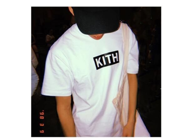 

kith Clothes Mens Designer T shirts Letters Printed O-neck Summer INS Hot Tees Teenager Female Tee