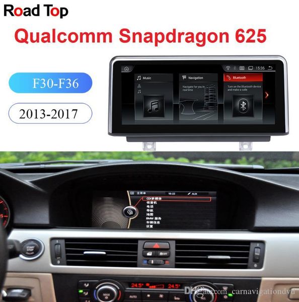 

10.25" android 9.0 os gps navigation display for bmw series 3/4 f30-f36 car 2013-2016 touch screen stereo dash multimedia player