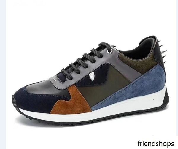 

sales little monsters eyes all cowhide stitching men s casual flat sneakers luxury brands shipping come m1896010