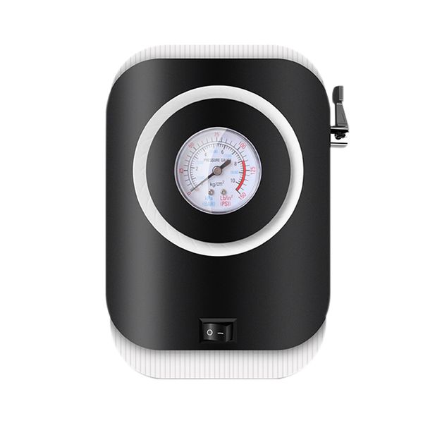 

car with gauge 12v auto pump 100psi portable electric tire inflator