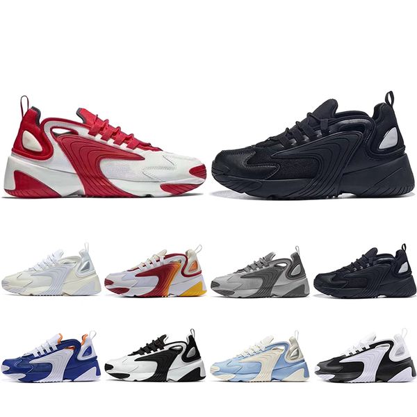 

Top Fashion M2k Tekno Zoom 2K ZM 2000 Running Shoes For Men Women triple Black White Blue Orange Mens Trainers fashion Sneakers 36-45