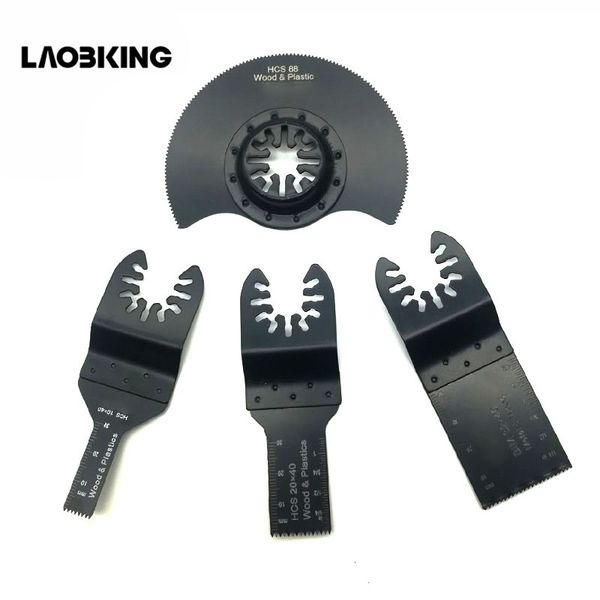 

4pcs/set multi-function saw blade accessories oscillating tool multitool saw blades for renovator power wood cutting tool bits