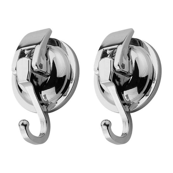 

2 pack suction hook vacuum suction cup hooks traceless waterproof sucker hook kitchen heavy duty holds up to 5kg