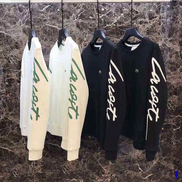 

2019 designer men sweater letter print fashion pullover autumn new mens luxury clothing size s-2xl1, White;black