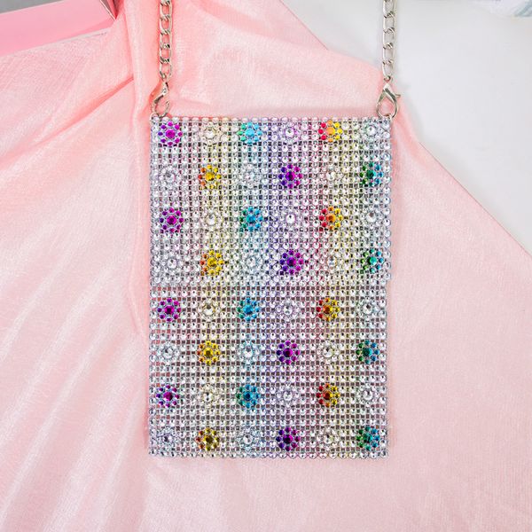 

модная мода творческий мобильный телефон сумка мобильный телефон сумка ручной работы горный хрусталь женское плечо