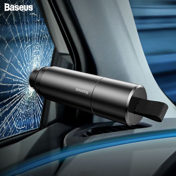 

baseus car safety hammer mini safety hammer emergency glass breaker window seat belt cutter life-saving escape blade tool