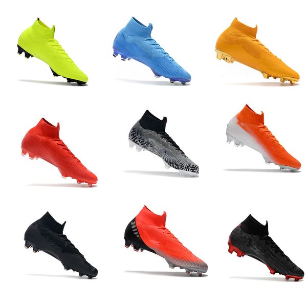 

горячая mercurial superfly vi 360 elite fg kj 6 xii 12 cr7 роналду неймар мужские женщины мальчики высокие футбольные бутсы футбольные бутсы