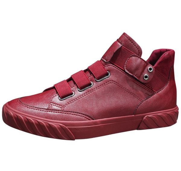 

2020 new color men's leather casual flat shoes fashion black fashion male casual shoes winter keep 38-44