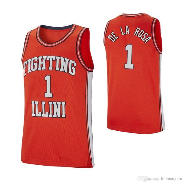 

kofi cockburn stitched youth illinois fighting illini ayo dosunmu andres feliz trent frazier college basketball jersey orange, Black