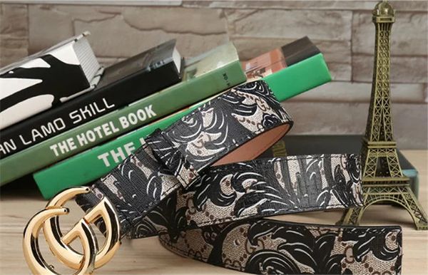 

2019 европейский стиль моды личи зерна дороги коровы кожаные ремни waistb и качества мужчин и женщин пояса высокого пояса с коробкой, Black;brown