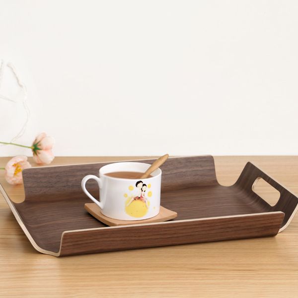 

luxury desk table in bed bread wooden tray wood fruit breakfast cake coffee serving tray