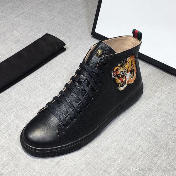 

19fw 2019 new high canvas shoes fashion autumn men sneakers breathable student walking shoes big size comfortable flats yecq4, Black