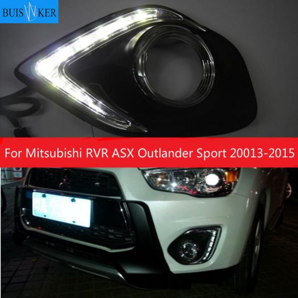 

for mitsubishi rvr asx outlander sport 2013-2015 led drl running lights daytime daylight 12v lamp car-styling light