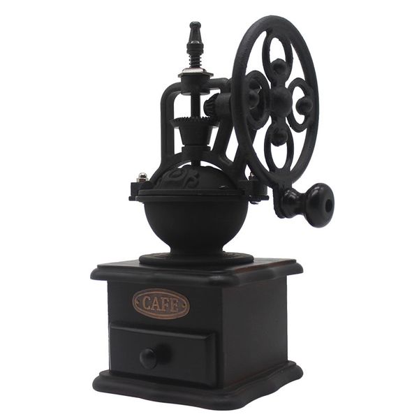 

retro ferris wheel manual grinding machine coffee bean grinder fully cast-iron flour mill pepper mill home beansgrinder