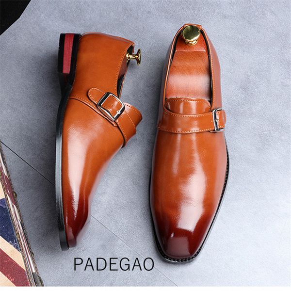 

oxfords men shoes 2019 business formal dress man shoes sneakers luxury men leather, Black