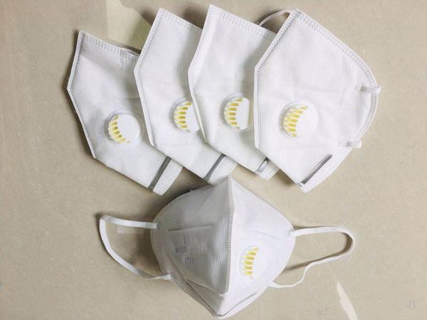 

24h dhl shipping, folding mask with breathing valve face protectiv masks with filters self-priming filter