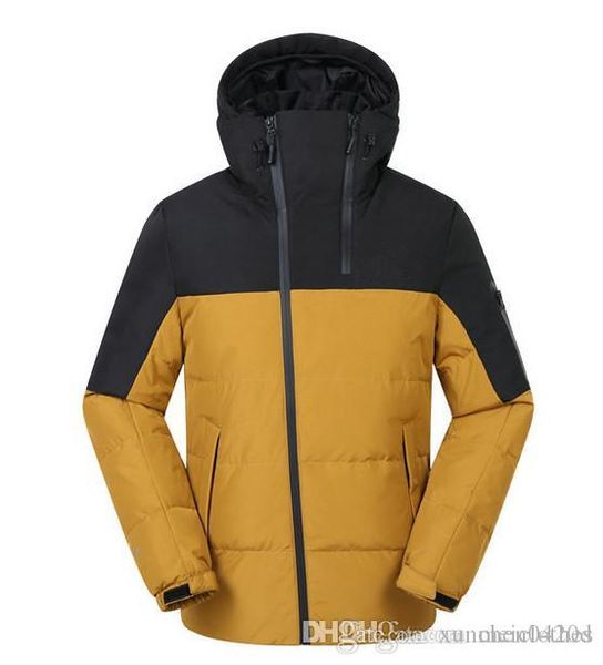 

mountain baltoro winter jacket blue white down jacket men women winter feather overcoat jacket warm coat#012, Black