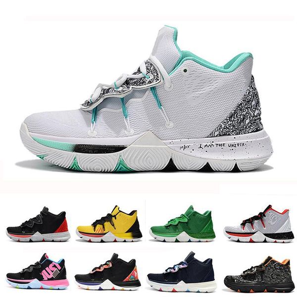 

2019 Irving Limited 5 Men Kyrie Basketball Shoes 5s Black Magic for Kyries Chaussures De Basket Ball Mens Trainers Sneakers Zapatillas 40-46