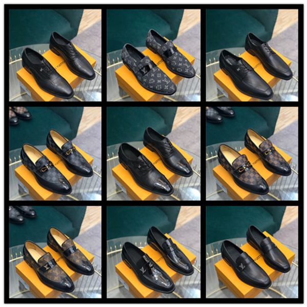 

genuine leather men's derby wedding oxfords pointed toe laces man formal dress office shoes for gentleman, Blue;gray