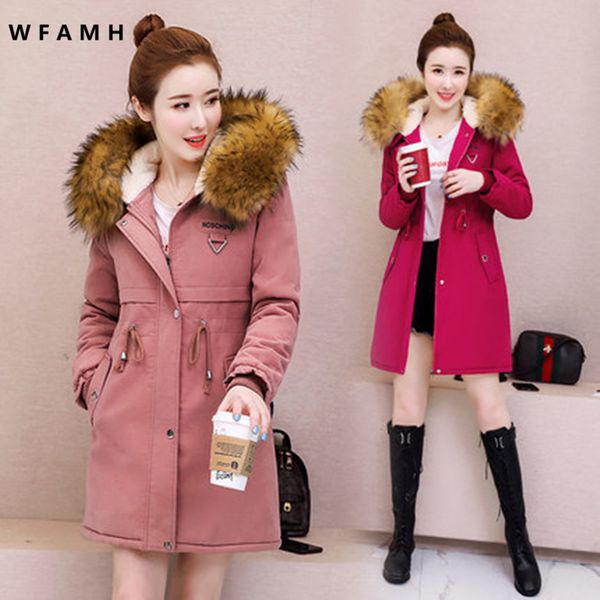 

trench coat style to overcome 2020 winter new cotton clothing women's mid-length jacket small version of cotton jacket was thin, Black