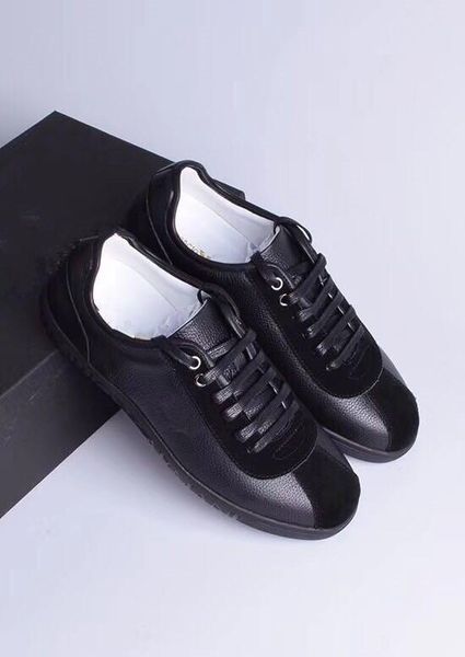 

2019 fashion grey blue suede arena casual shoes genuine leather casual women men zapatos hombre french style kanye west casual hy am01 38-44, Black