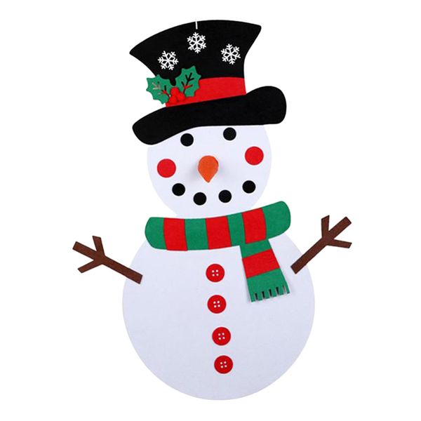 

войлок снеговик рождественские украшения стены праздничные украшения