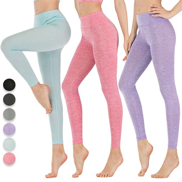 

women lycra yoga pants seamless gym pant female quick-drying fitness sports leggings high waist yoga leggings running sportswear, White;red