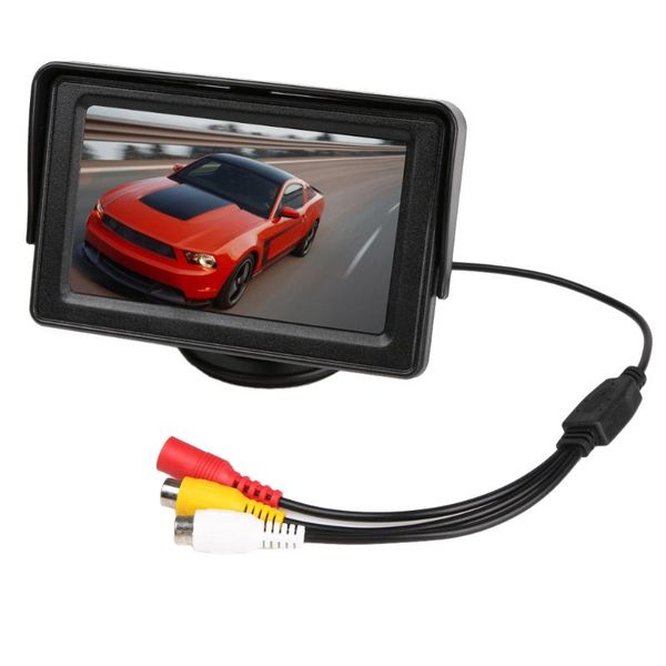 

led night vision car rearview reversing camera parking backup 4.3 monitor