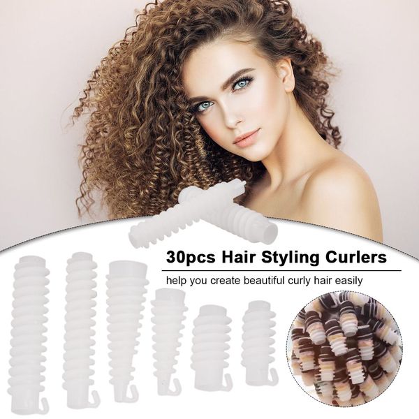 

30pcs hair styling curlers hair rollers curlers set curling tools for wavy maker salon styling tools