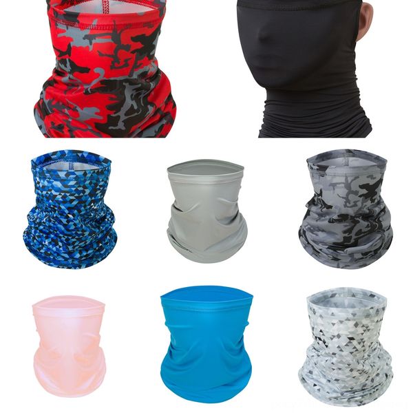 

dqeoz face silk sell mouth mask lightweight 2020 mask scarf sun protection mask outdoor riding masks protective scarf handkerchief, Black