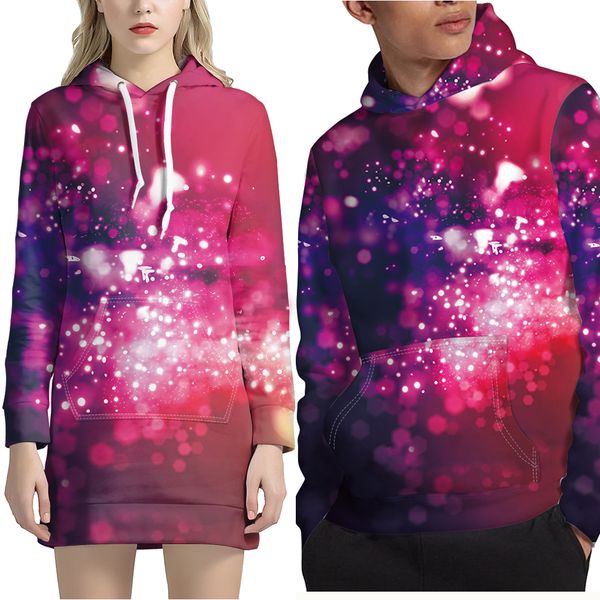 

forudesigns galaxy couple sweatshirt cloth 3d print on demand men women spring autumn winter long sleeve hoodies sweatshirt, White;black