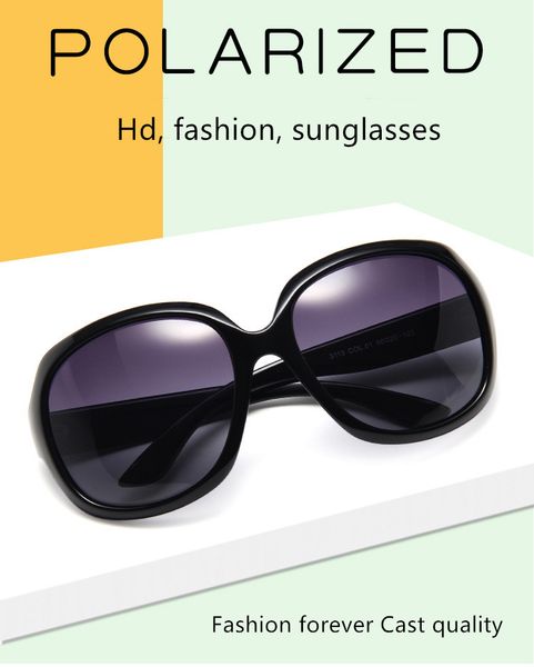 

big style classic seller sunglasses fashion trend large frame sunglasses for ladies uv polarized glasses, White;black