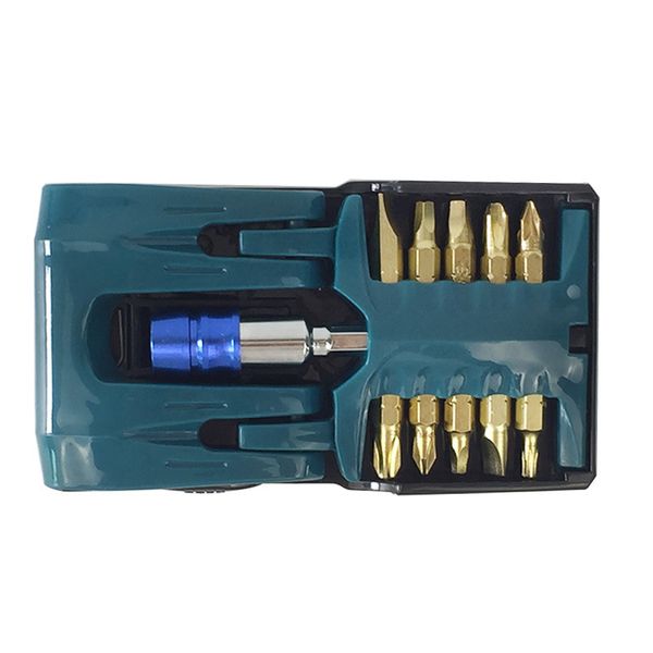 

11pcs screwdriver bit set holder pro electric grade ph slotted pz torx repair drill tools