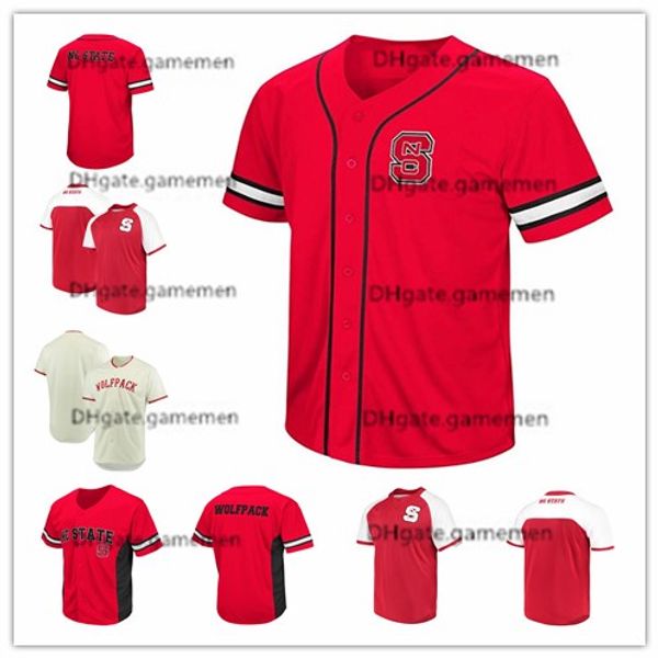 

Custom baseball jerseys Colosseum Mens NC State Wolfpack Baseball stitched personalized Jersey size S-XXXL free shipping